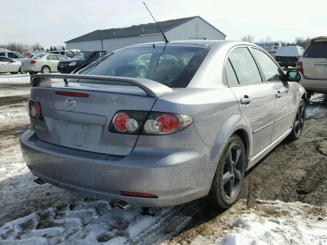 1YVHP84C085M34462 - 2008 MAZDA 6 I GRAY photo 4