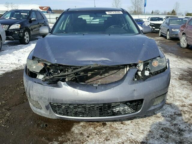 1YVHP84C085M34462 - 2008 MAZDA 6 I GRAY photo 9