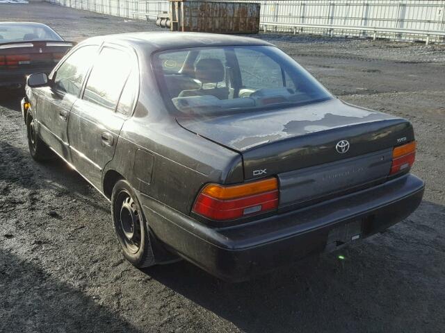 2T1BB02E6VC192050 - 1997 TOYOTA COROLLA DX BLACK photo 3