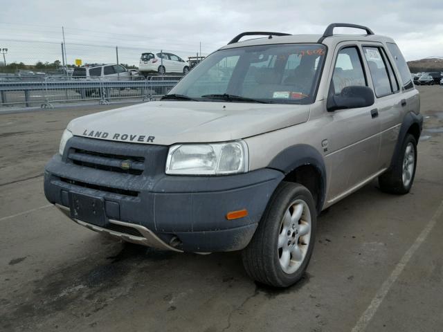 SALNY22292A220476 - 2002 LAND ROVER FREELANDER TAN photo 2