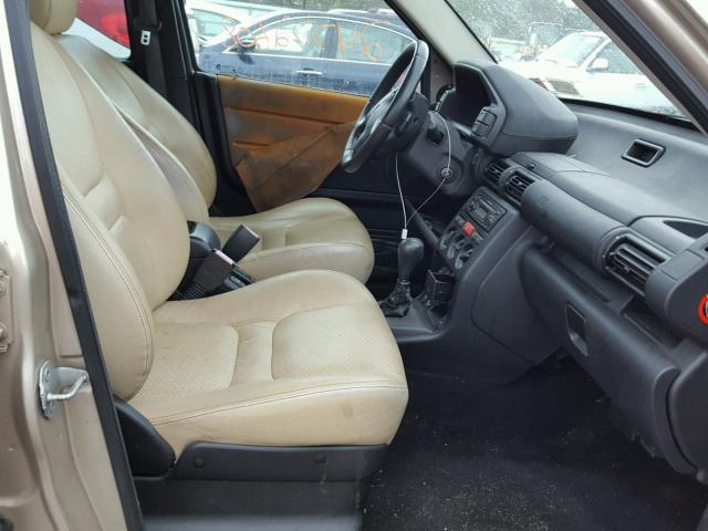 SALNY22292A220476 - 2002 LAND ROVER FREELANDER TAN photo 5