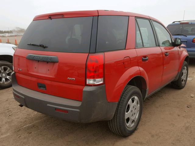 5GZCZ43D23S885043 - 2003 SATURN VUE RED photo 4