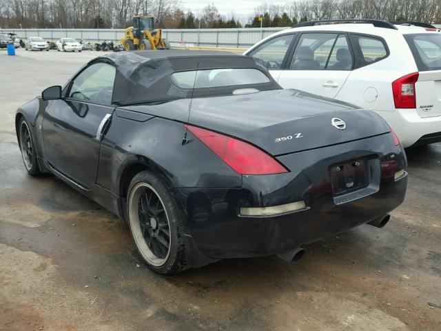 JN1AZ36D74T110251 - 2004 NISSAN 350Z ROADS BLACK photo 3