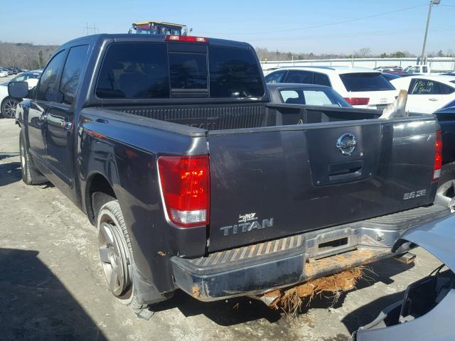 1N6AA07A84N511395 - 2004 NISSAN TITAN XE GRAY photo 3