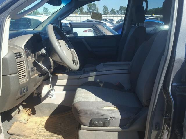 1N6AA07A84N511395 - 2004 NISSAN TITAN XE GRAY photo 5