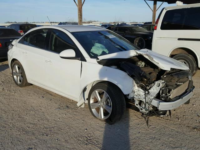 1G1PE5SB1F7137405 - 2015 CHEVROLET CRUZE LT WHITE photo 1