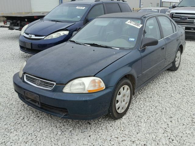 1HGEJ6679WL037759 - 1998 HONDA CIVIC LX GREEN photo 2