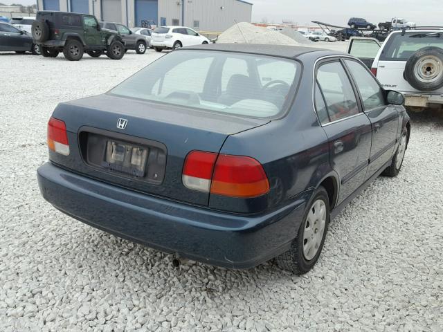 1HGEJ6679WL037759 - 1998 HONDA CIVIC LX GREEN photo 4