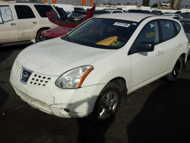 JN8AS58T08W300984 - 2008 NISSAN ROGUE S WHITE photo 2