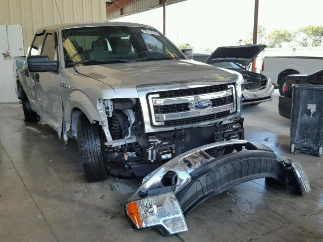 1FTEW1CM1DFA80467 - 2013 FORD F150 SUPER SILVER photo 1