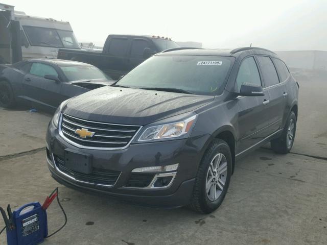 1GNKRHKD8GJ106625 - 2016 CHEVROLET TRAVERSE L GRAY photo 2