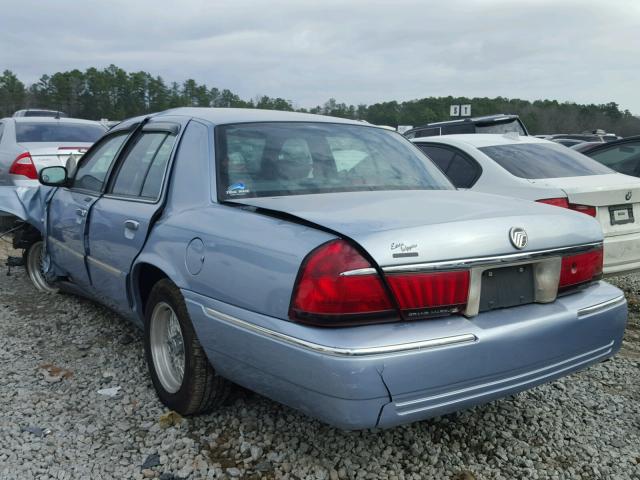 2MEFM75W7WX639022 - 1998 MERCURY GRAND MARQ BLUE photo 3