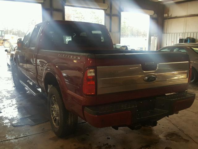 1FT7W2BT4FED13564 - 2015 FORD F250 SUPER RED photo 3