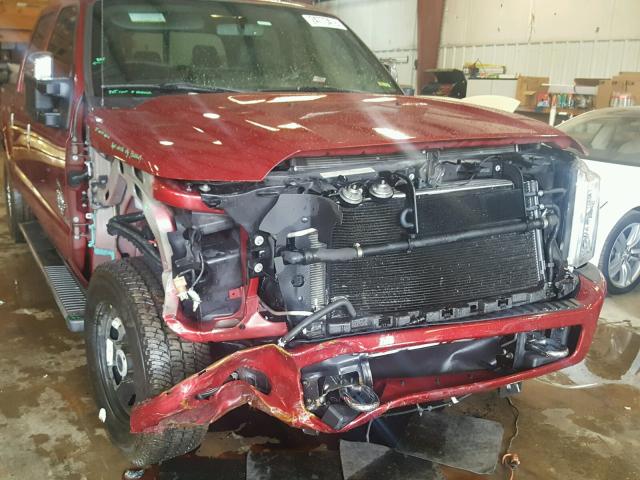 1FT7W2BT4FED13564 - 2015 FORD F250 SUPER RED photo 9