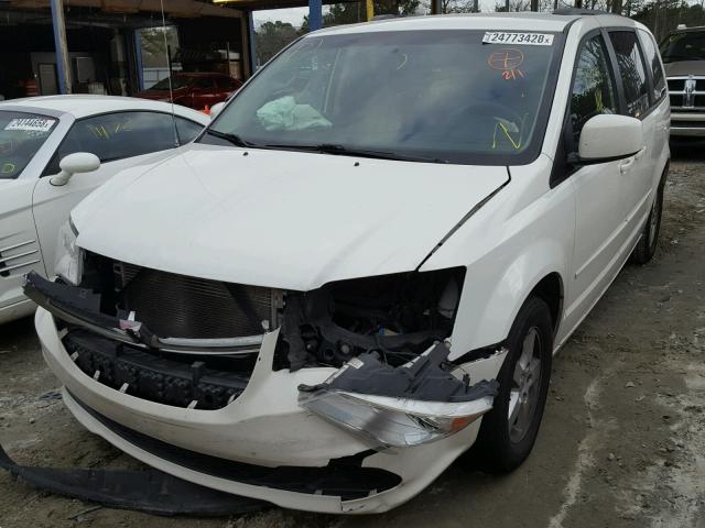 2C4RDGCG3CR404482 - 2012 DODGE GRAND CARA WHITE photo 9