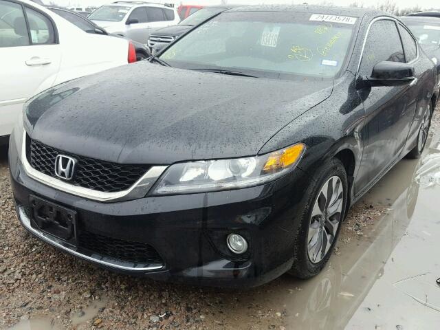 1HGCT1B78DA013035 - 2013 HONDA ACCORD EX BLACK photo 2