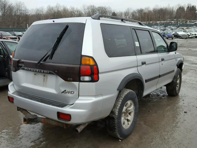 JA4MT21H73J010591 - 2003 MITSUBISHI MONTERO SP SILVER photo 4