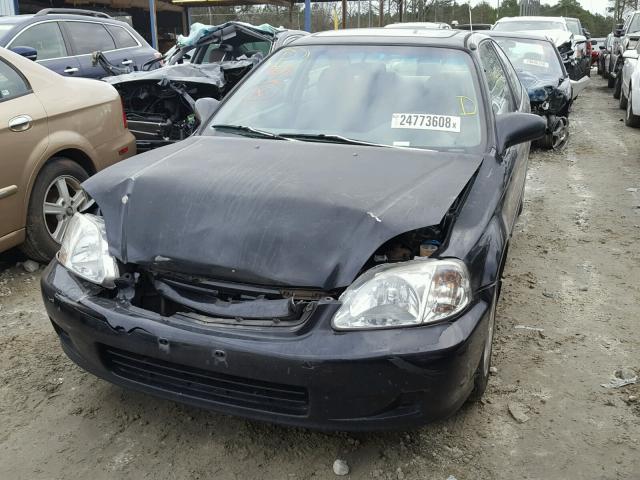 1HGEJ8147XL065411 - 1999 HONDA CIVIC EX BLACK photo 2