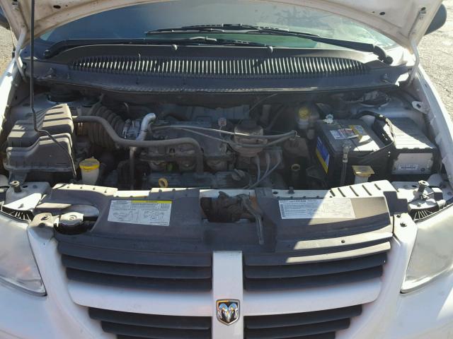 1D8GP24R97B192016 - 2007 DODGE GRAND CARA WHITE photo 7