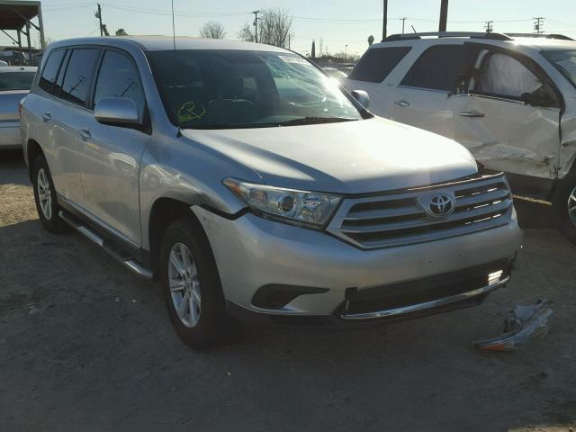 5TDZA3EH3BS016231 - 2011 TOYOTA HIGHLANDER SILVER photo 1