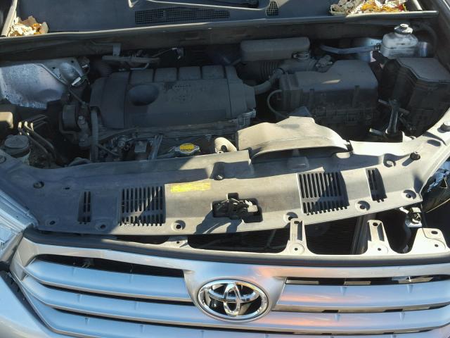 5TDZA3EH3BS016231 - 2011 TOYOTA HIGHLANDER SILVER photo 7