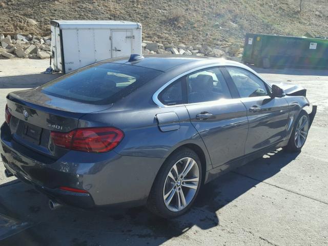 WBA4J7C50JBH13937 - 2018 BMW 440XI GRAN GRAY photo 4