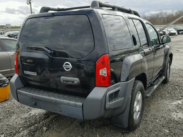 5N1AN08U18C520324 - 2008 NISSAN XTERRA OFF BLACK photo 4