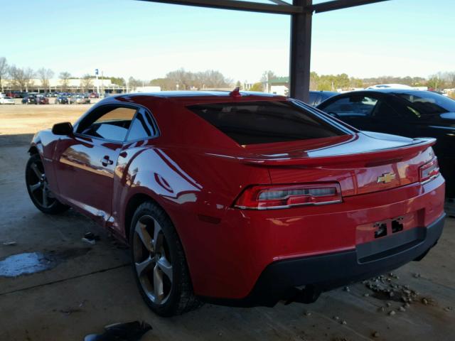 2G1FH1EJ8F9231343 - 2015 CHEVROLET CAMARO SS RED photo 3