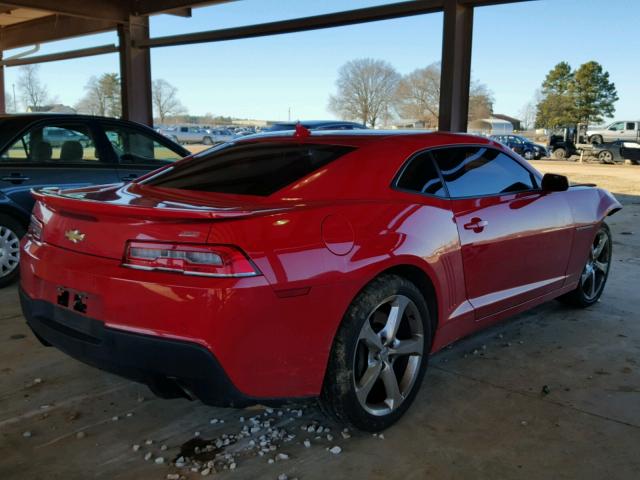 2G1FH1EJ8F9231343 - 2015 CHEVROLET CAMARO SS RED photo 4