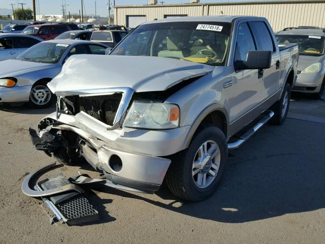 1FTPW14V86FB26430 - 2006 FORD F150 SUPER SILVER photo 2