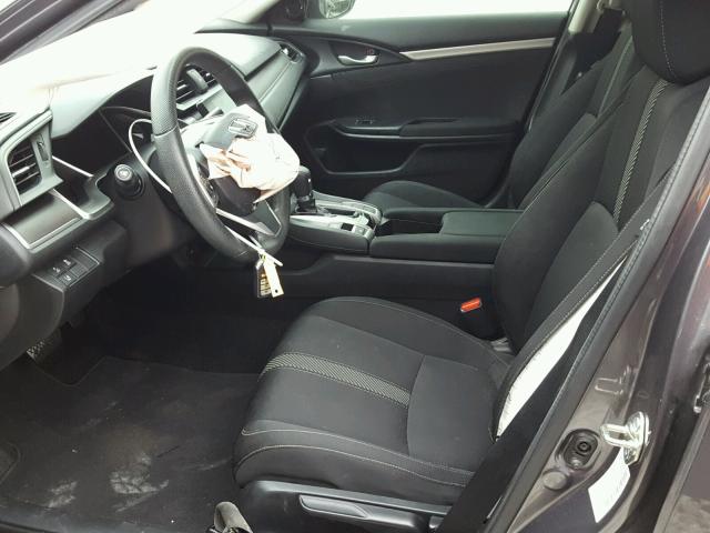 19XFC2F82GE073592 - 2016 HONDA CIVIC EX ნაცრისფერი ფოტო 5