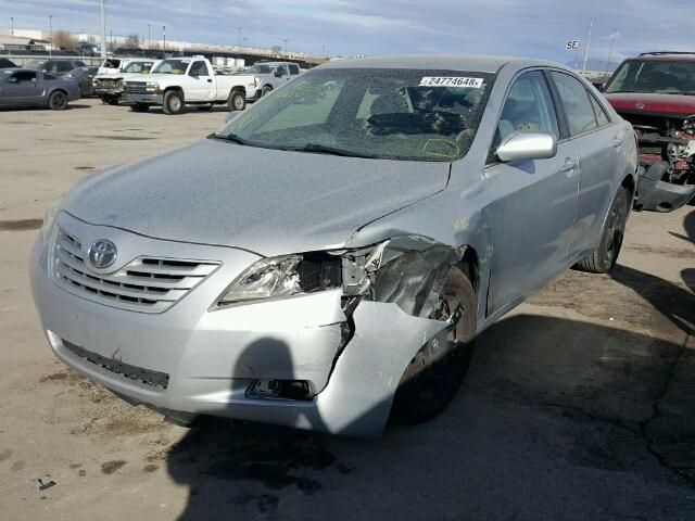 4T1BE46K47U640575 - 2007 TOYOTA CAMRY NEW SILVER photo 2