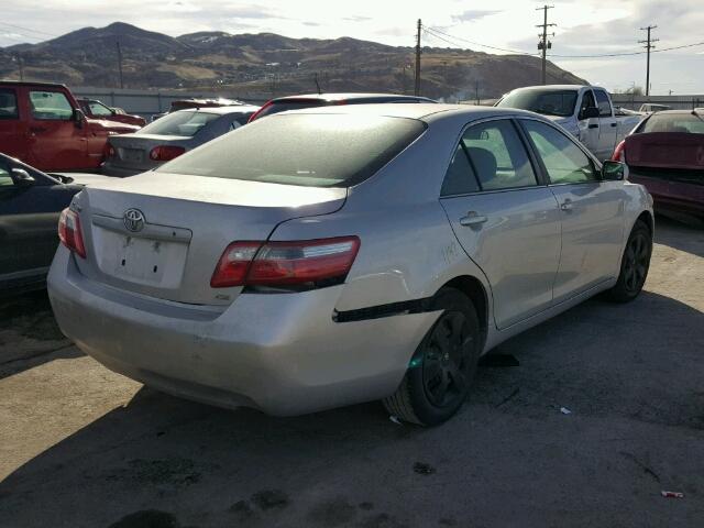 4T1BE46K47U640575 - 2007 TOYOTA CAMRY NEW SILVER photo 4