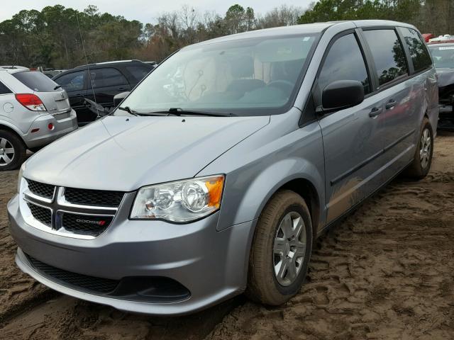 2C4RDGBG5DR704415 - 2013 DODGE GRAND CARA GRAY photo 2