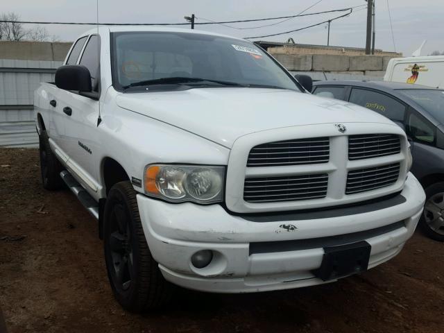 1D7HU18D35S307832 - 2005 DODGE RAM 1500 S WHITE photo 1