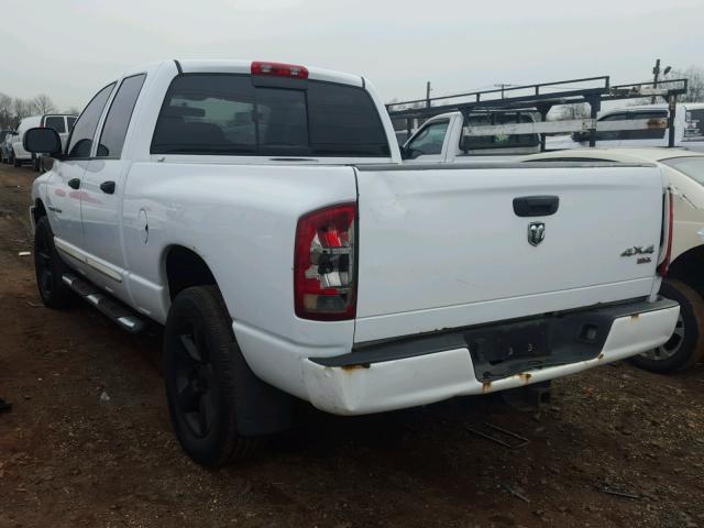 1D7HU18D35S307832 - 2005 DODGE RAM 1500 S WHITE photo 3