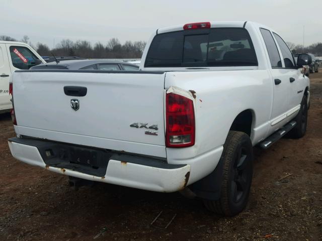 1D7HU18D35S307832 - 2005 DODGE RAM 1500 S WHITE photo 4