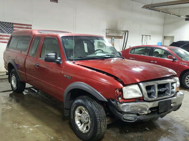 1FTZR15X0YPA07526 - 2000 FORD RANGER SUP RED photo 1