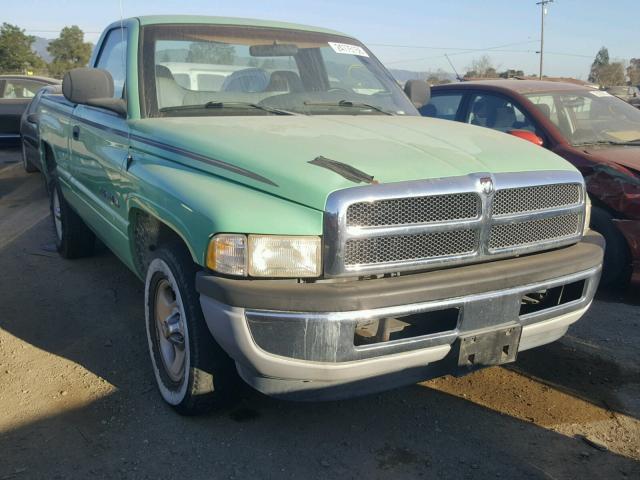 1B7HC16Y8XS251215 - 1999 DODGE RAM 1500 GREEN photo 1