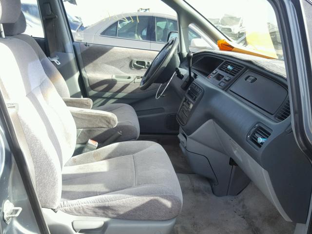 JHMRA1879SC013700 - 1995 HONDA ODYSSEY EX BLUE photo 5