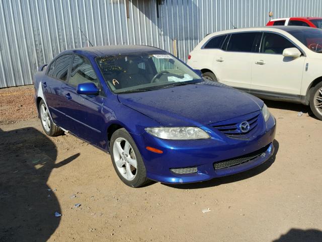 1YVFP84D345N58011 - 2004 MAZDA 6 S BLUE photo 1