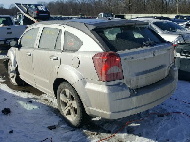 1B3CB4HA6AD665220 - 2010 DODGE CALIBER SX SILVER photo 3