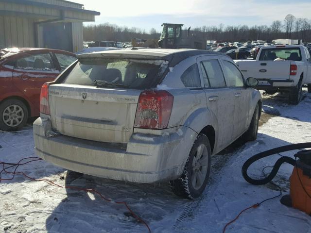 1B3CB4HA6AD665220 - 2010 DODGE CALIBER SX SILVER photo 4