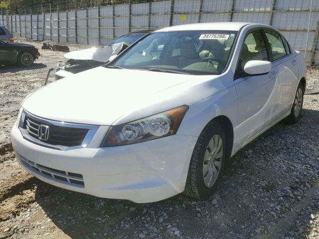 1HGCP2F35AA131461 - 2010 HONDA ACCORD LX WHITE photo 2