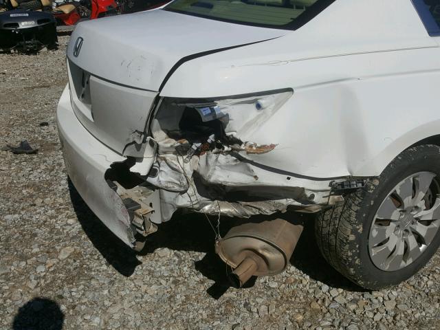 1HGCP2F35AA131461 - 2010 HONDA ACCORD LX WHITE photo 9