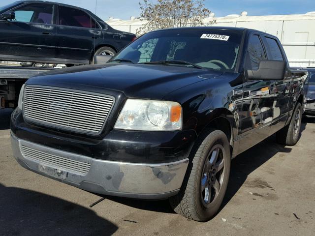 1FTRW12W66KD82481 - 2006 FORD F150 SUPER BLACK photo 2