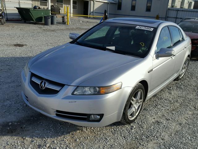 19UUA66247A033387 - 2007 ACURA TL SILVER photo 2