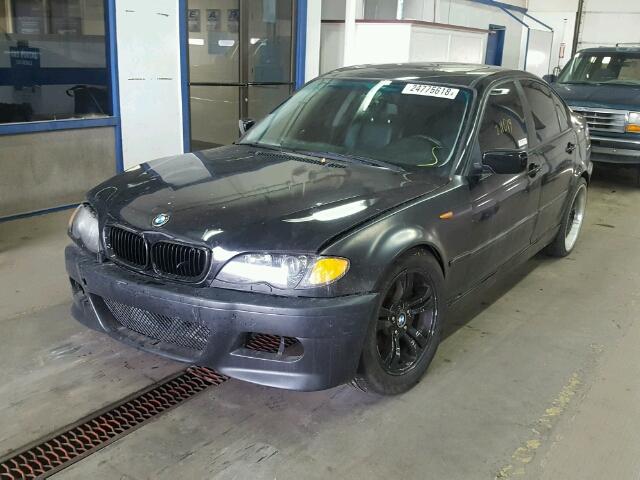 WBAAZ33463PH35913 - 2003 BMW 325 I BLACK photo 2