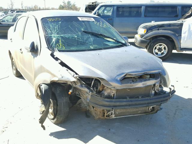 KL1TD56E39B391705 - 2009 CHEVROLET AVEO LS GRAY photo 1