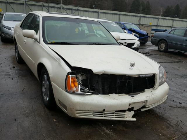 1G6KD54Y2YU280277 - 2000 CADILLAC DEVILLE WHITE photo 1